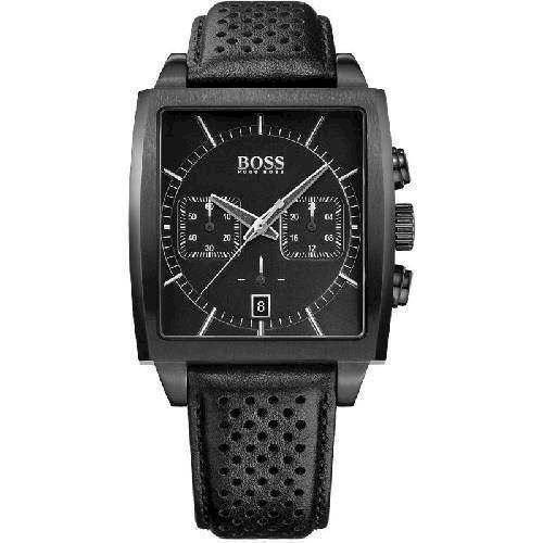 Image of Hugo Boss IP Sort Quartz herre ur, model 1513357